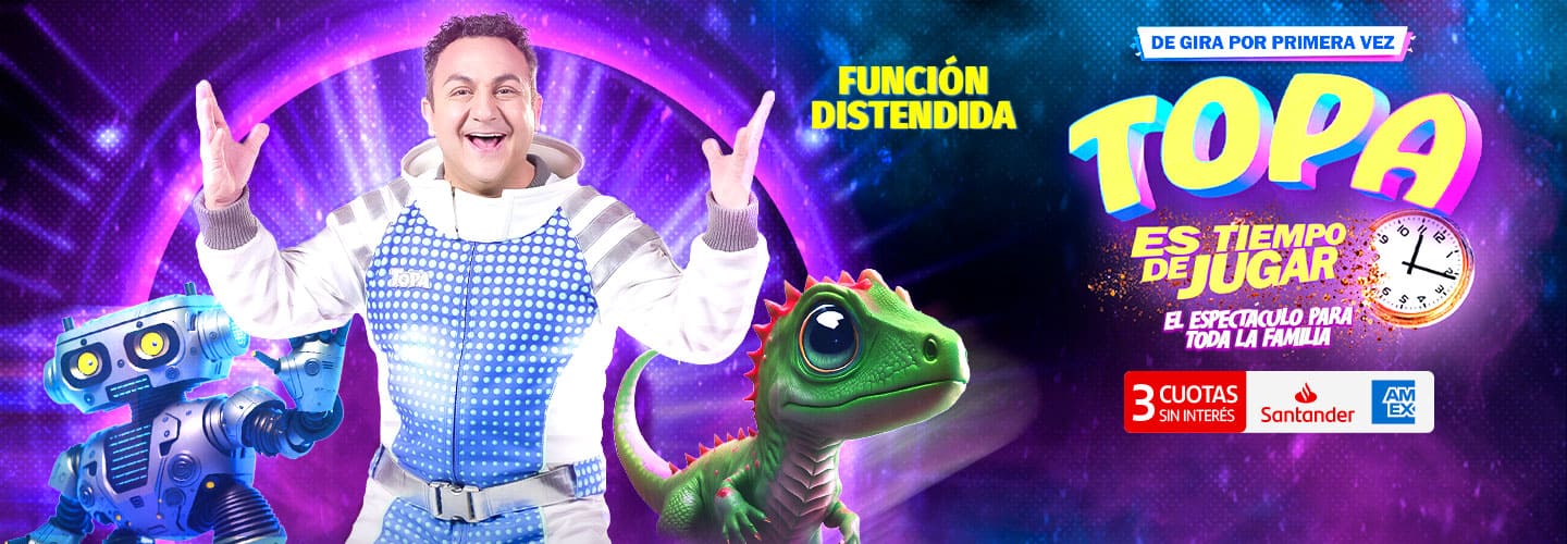 TOPA, Es Tiempo de Jugar. FUNCION DISTENDIDA
