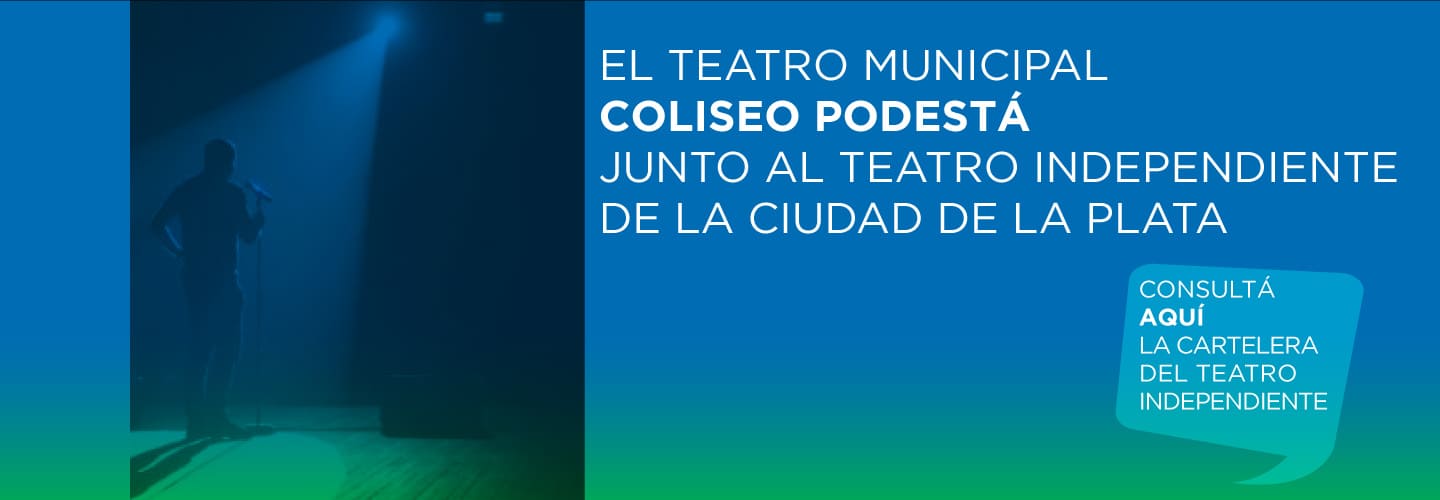 Programación del teatro independiente de la ciudad