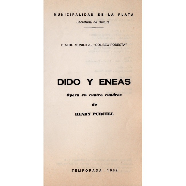 "Dido y Eneas"