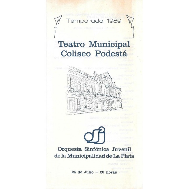 "Orquesta Sinfónica Juvenil de la Municipalidad de La Plata