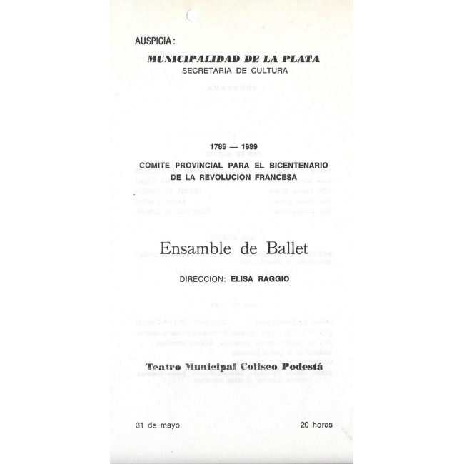 "Ensamble de Ballet"