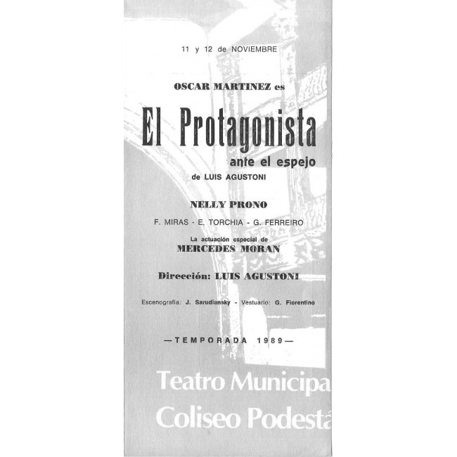 "El protagonista ante el espejo"