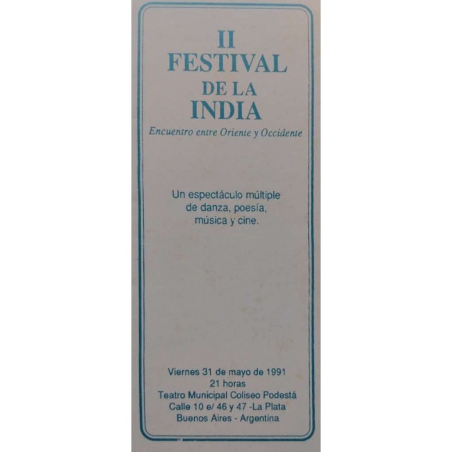 II Festival de la India 