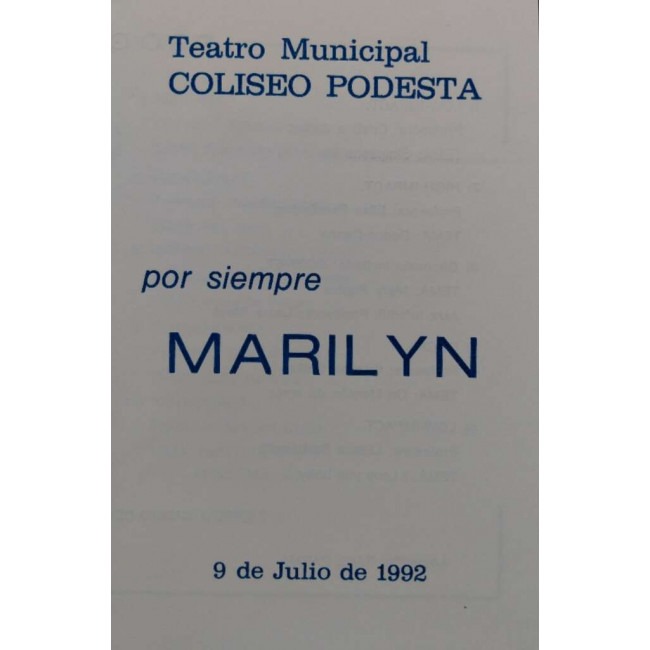 "Por siempre Marilyn"