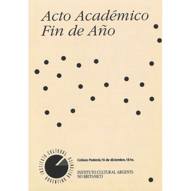 Acto académico-Instituto Británico