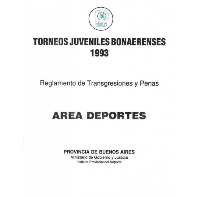 Torneos juveniles Bonaerenses `93