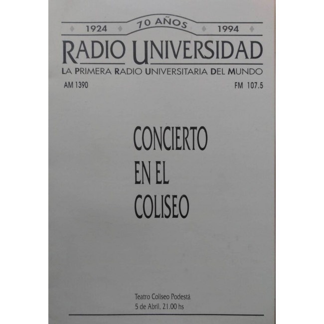 70º Aniversario Radio Universidad