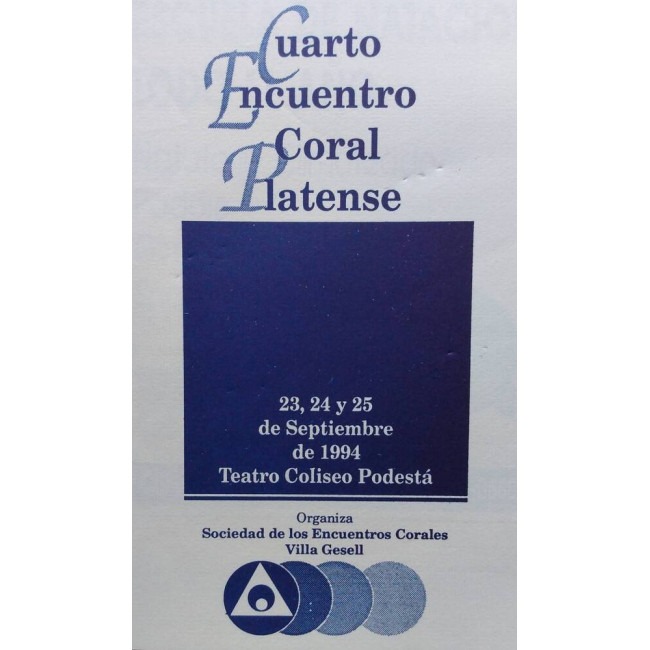 IV Encuentro Coral Platense