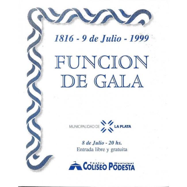 Funcion de Gala- 9 de Julio