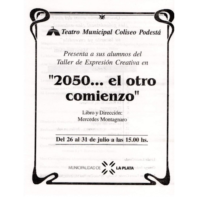 "2050... El otro comienzo"