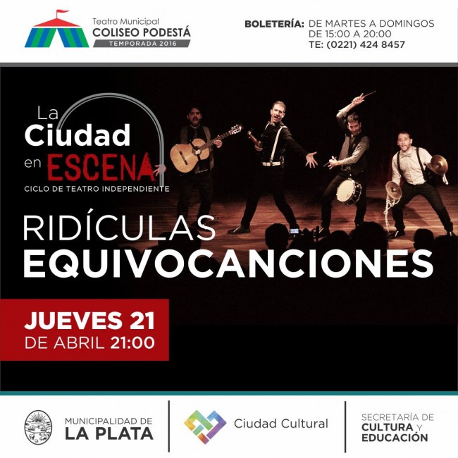 Ciclo Ciudad en Escena. Ridículas equivocaciones