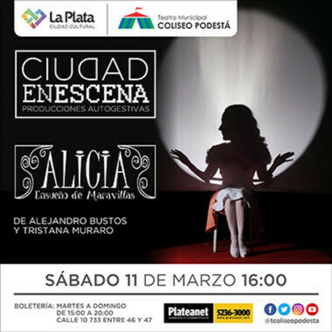 Ciclo Ciudad en Escena. Alicia, ensueño de Maravillas