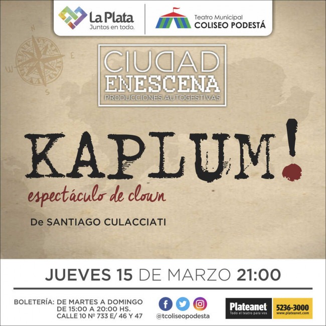 Ciclo Ciudad en Escena. Kaplum!