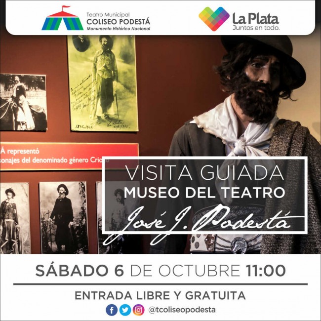 Visita guiada al Museo del Teatro José Juan Podestá