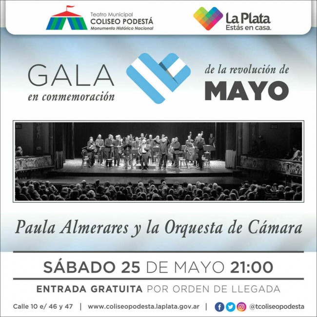 Gala 25 de Mayo. Paula Almerares y la Orquesta de Cámara