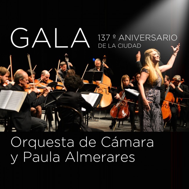 GALA ANIVERSARIO CON LA ORQUESTA DE CAMARA Y PAULA ALMERARES