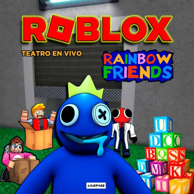 Aprenderse los Rainbow friends ROBLOX