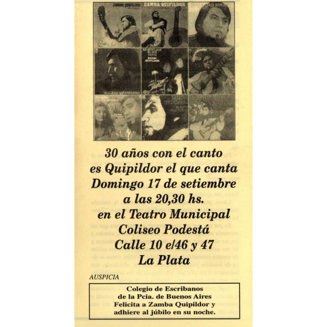 30 años de Quipildor
