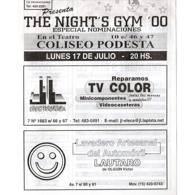 "The night's gym '00"