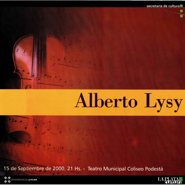 Recital de Alberto Lysy