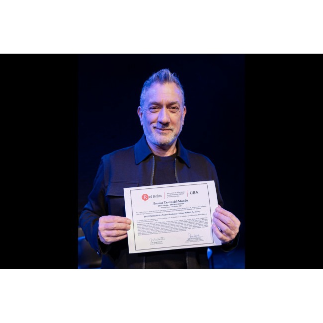 El Teatro Municipal Coliseo Podestá de La Plata fue distinguido por primera vez con el Premio Teatro del Mundo en su 26ª edición