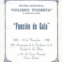Función de Gala - Aniversario de La Plata