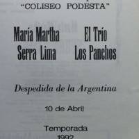 M. Martha Serra Lima y Trio los Panchos