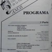 50º Años Coro Universitario de La Plata