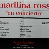 "Marilina Ross en concierto"
