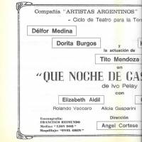"Que noche de casamiento"