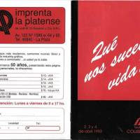 "Que nos sucede vida"