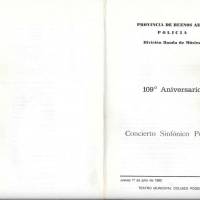 109º Aniversario Concierto Sinfonico