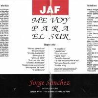 "Me voy para el sur" - JAF