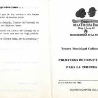 "Primavera de Tango y Folklore"