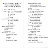 Concierto Orquesta Nacional de Musica "Juan de Dios Filiberto"