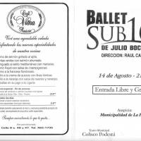 Ballet sub16 de Julio Boca