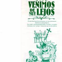 "Venimos de muy lejos"-Ciclo Cultural del Teatro 2002