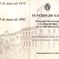 Función de Gala-25 de mayo