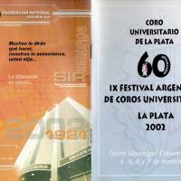 60º Aniversario del Coro Universitario-IX Festival Argentino de Coros Universitarios