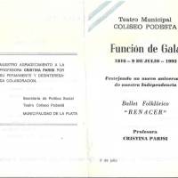 Velada de Gala - 9 de Julio