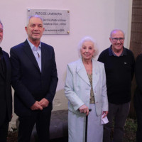 Se inauguró el Patio de la Memoria y de los Artistas