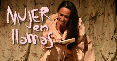 Mujer en llamas