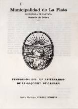 25 Aniversario de Orquesta de Cámara Municipal