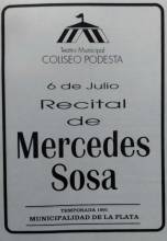 Recital de Mercedes Sosa