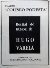 "Recital de humor de Hugo Varela"