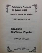 108º Aniversario División de Banda de Música - Concierto Sinfónico Popular