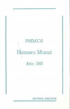 Premios HOMERO MANZI