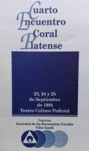 IV Encuentro Coral Platense