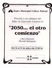 "2050... El otro comienzo"