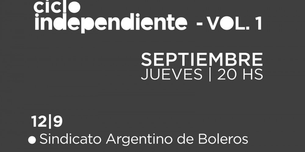 El Coliseo Podestá pone en escena el Ciclo Independiente con proyectos artísticos de nuestra región